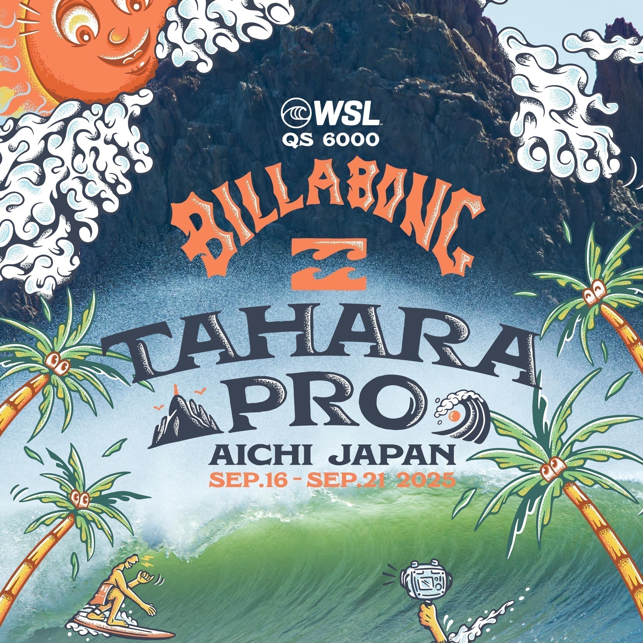 【日本国内最高峰、WSL QS6000 2025 BILLABONG TAHARA PRO】