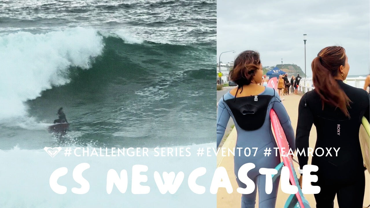 【サメも出現🦈！？】CS試合後もデカ波練習をするROXYライダーたち！🇦🇺Newcastle