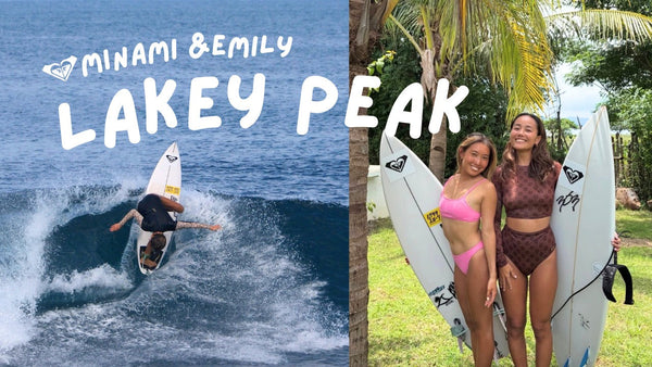 MinamiとEmilyのレイキーピークトリップ！ライダーも惚れ惚れする極上波を求めて🏄‍♀️💞part1