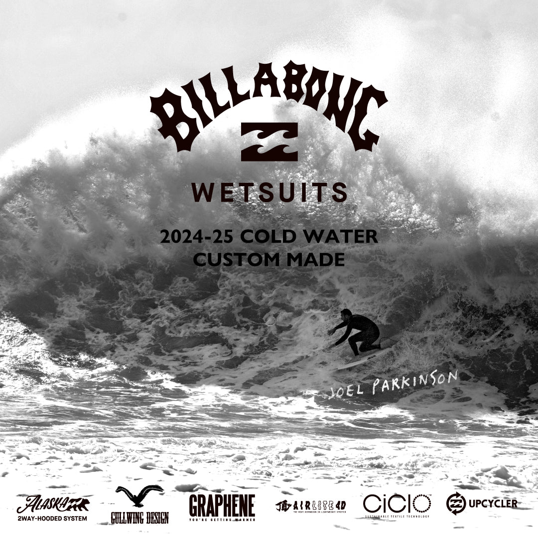 【BILLABONG WETSUITS】2024 WINTER NEWモデル 登場！