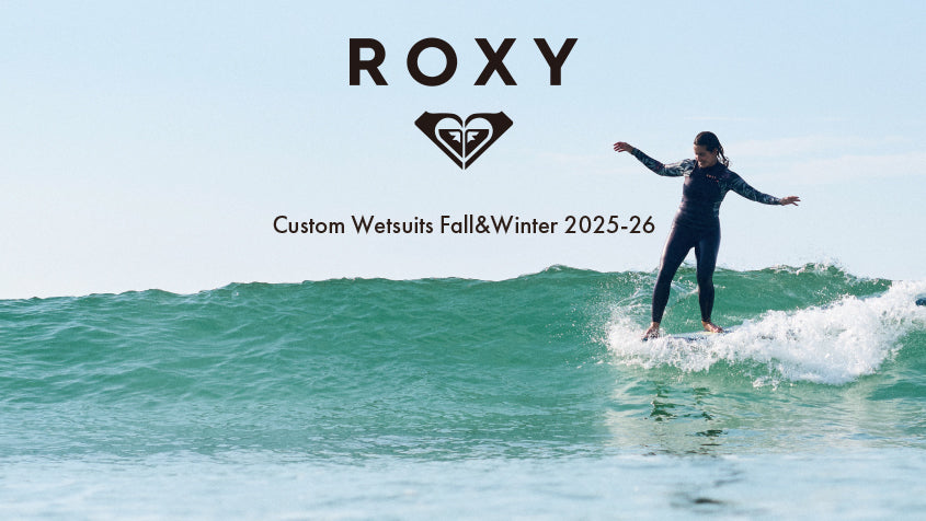 ROXY 2026 Spring / Summerのカスタムウェットスーツカタログを