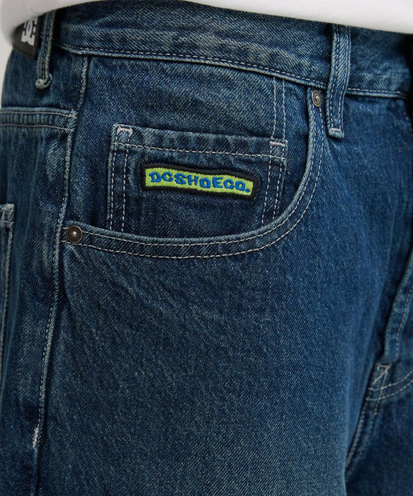 DC SHOES メンズ WORKER BAGGY DENIM DOUBLE THAT ロングパンツ 【2026年秋冬モデル】