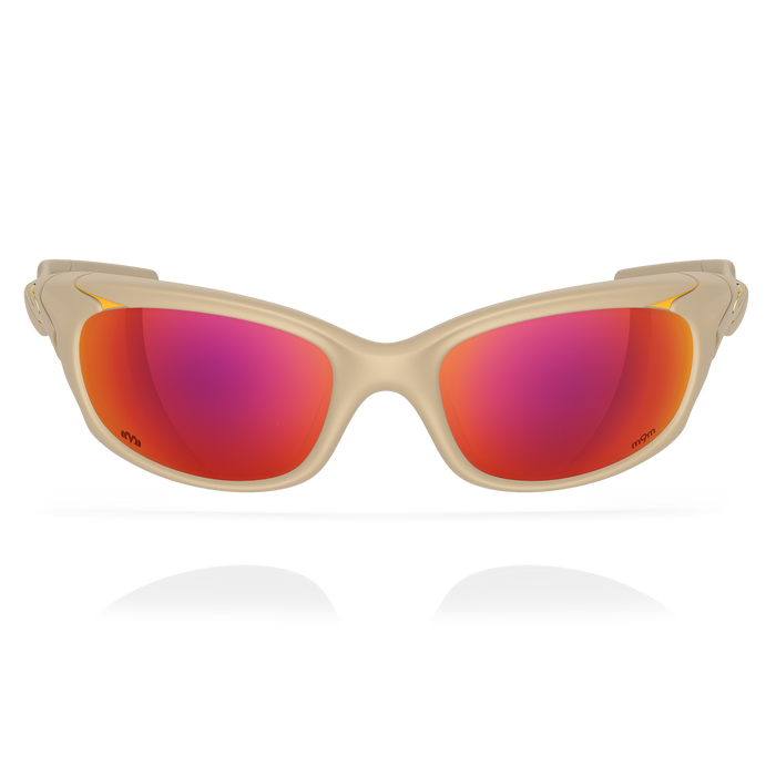 M-Experiment JIGAWATT サングラス Matte Sand / Goldenrod / Blaze