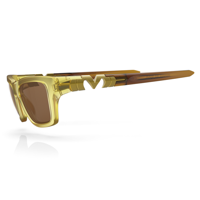 M-Experiment PLEASURE サングラス Matte Vintage Yellow / Amber / Sepia