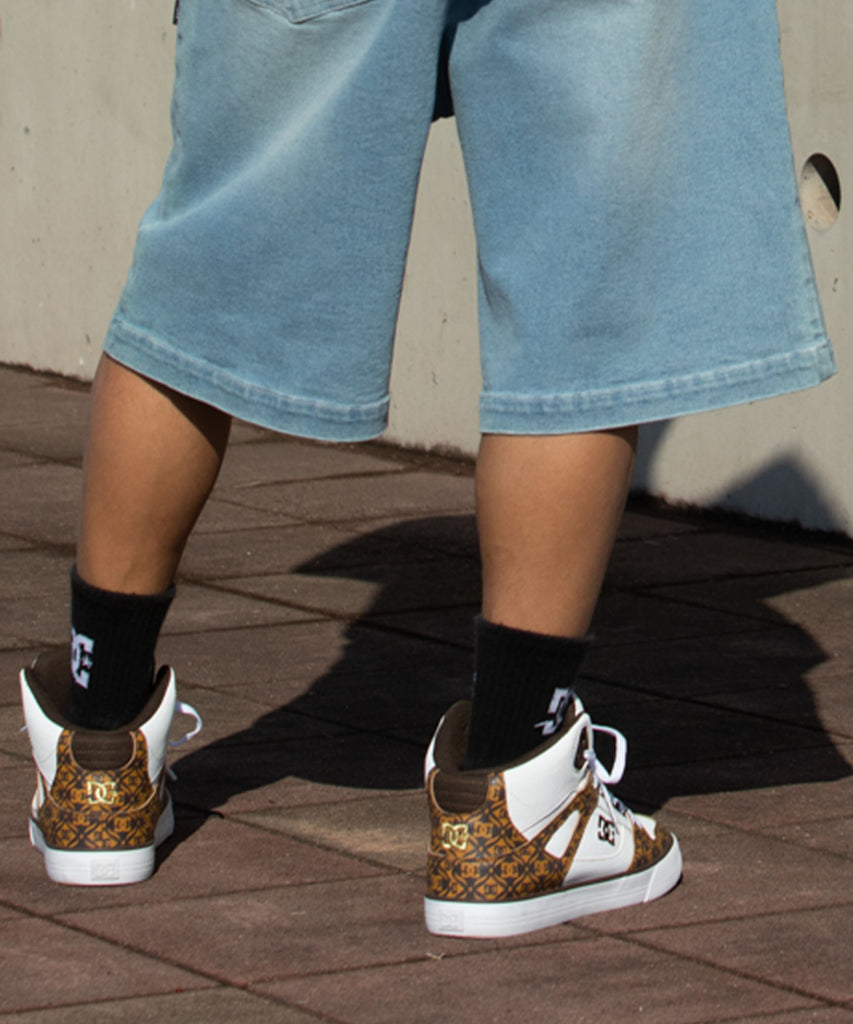 DC SHOES メンズ PURE HIGH-TOP SE SN フットウェア スニーカー 【2026