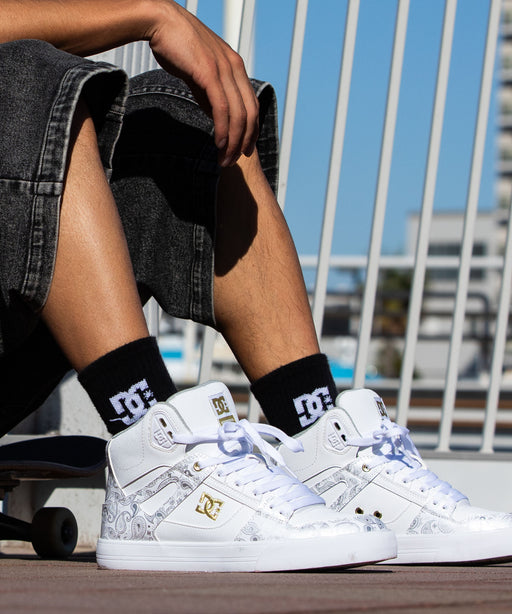 SALE】DC SHOES ユニセックス PURE HIGH-TOP SE SN フットウェア