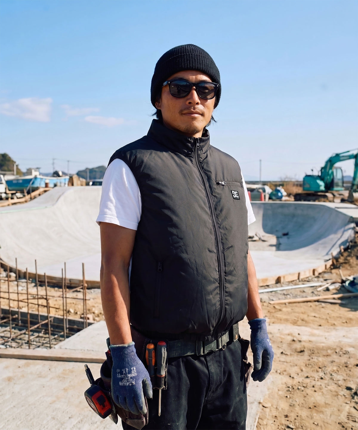 DC SHOES メンズ DC WORK TECH VEST ペルチェベスト