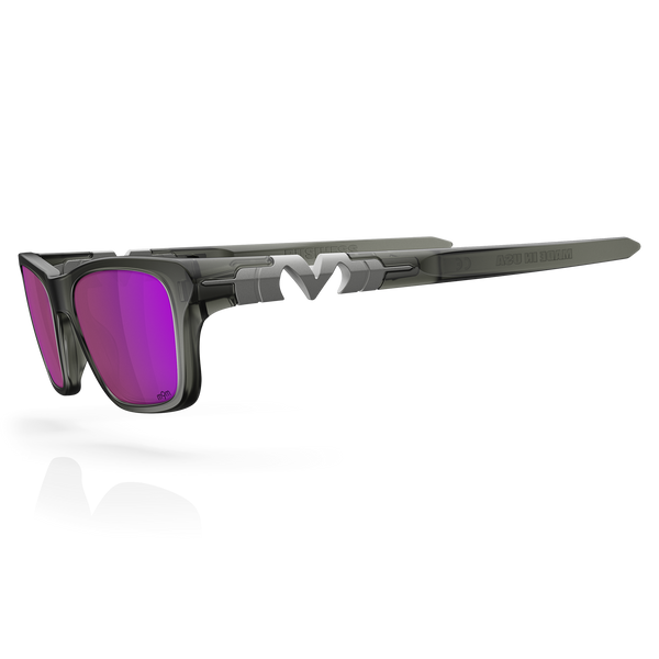 M-Experiment BUSINESS サングラス Matte Smoke / Amethyst