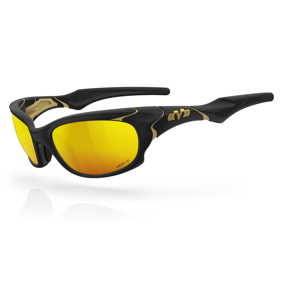 M-Experiment JIGAWATT サングラス Matte Black / Gold / Gold