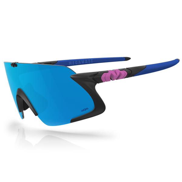 M-Experiment MEGAWATT サングラス Matte Black / Blue / Glacier