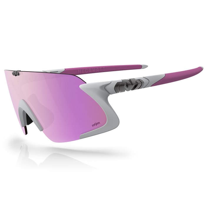 M-Experiment MEGAWATT サングラスMatte Storm / Berry / Rhodonite Plasmachromatic m9m