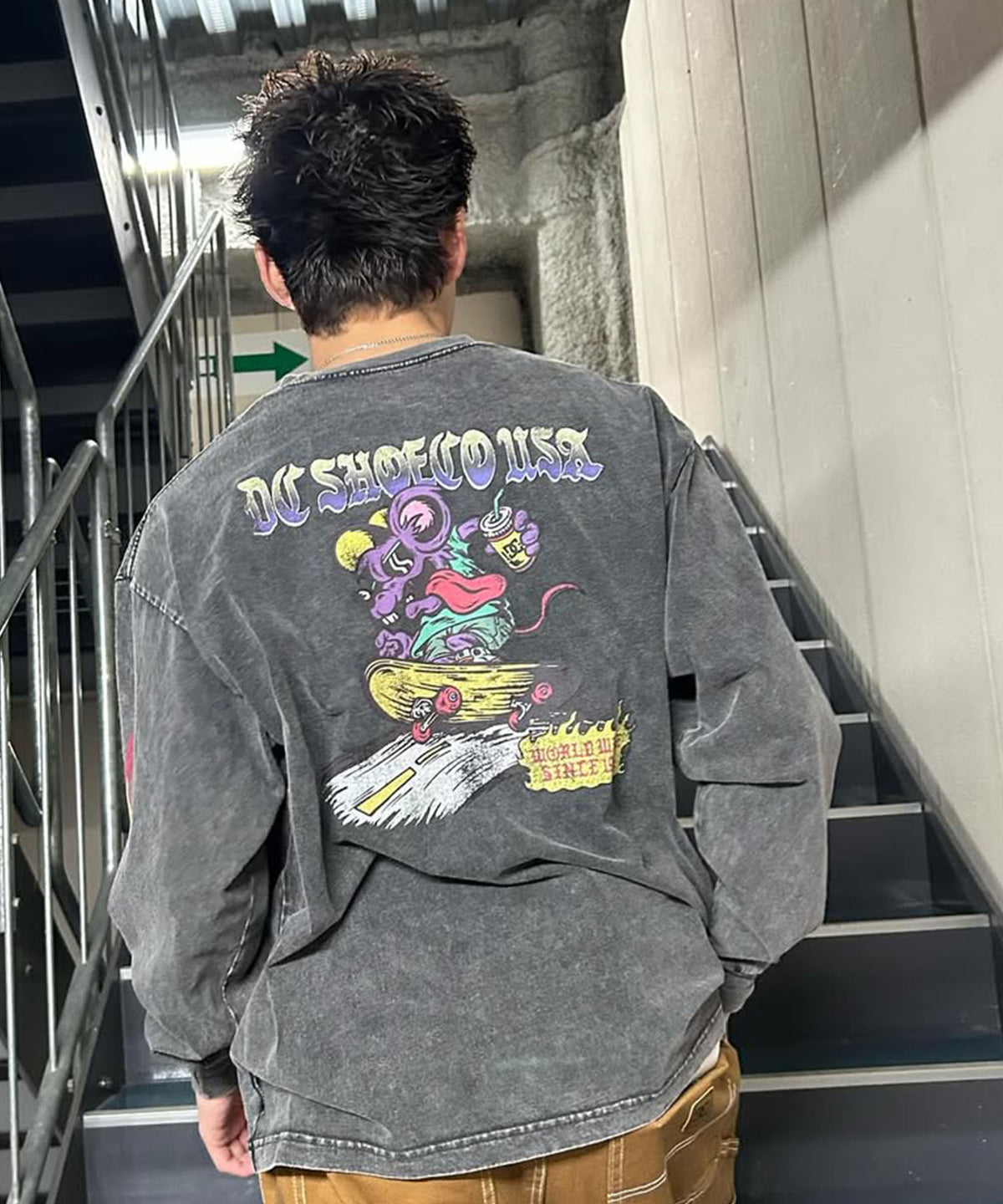 SALE】DC SHOES メンズ 26 SPRINT RAT LS ロンT 長袖Tシャツ【2026年春
