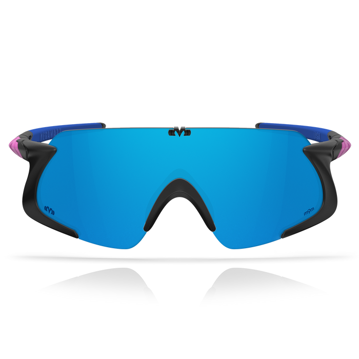 M-Experiment MEGAWATT サングラス Matte Black / Blue / Glacier Plasmachromatic m9m