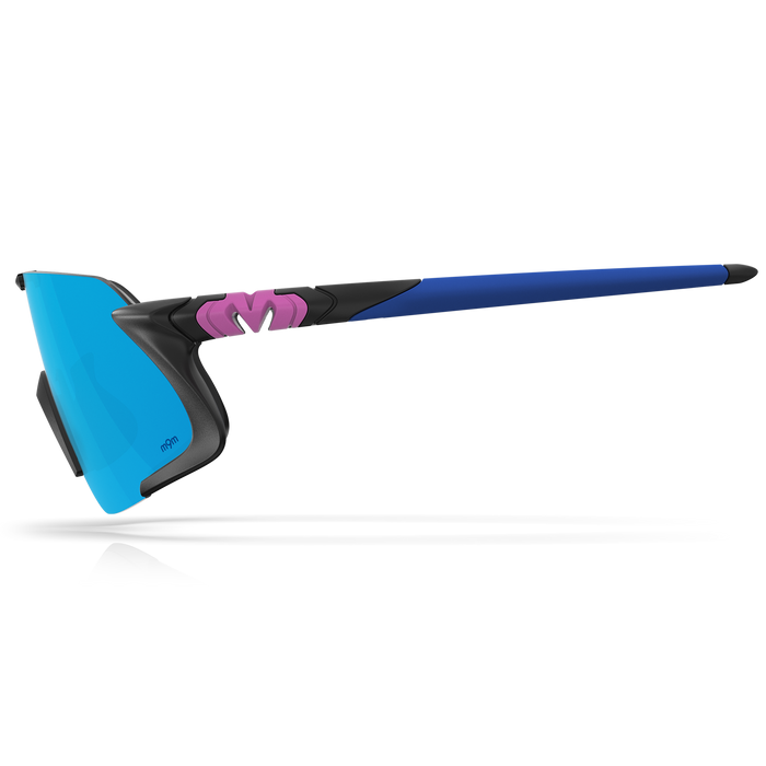 M-Experiment MEGAWATT サングラス Matte Black / Blue / Glacier Plasmachromatic m9m