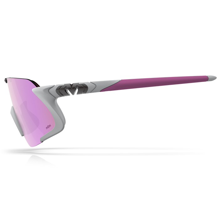 M-Experiment MEGAWATT サングラスMatte Storm / Berry / Rhodonite Plasmachromatic m9m