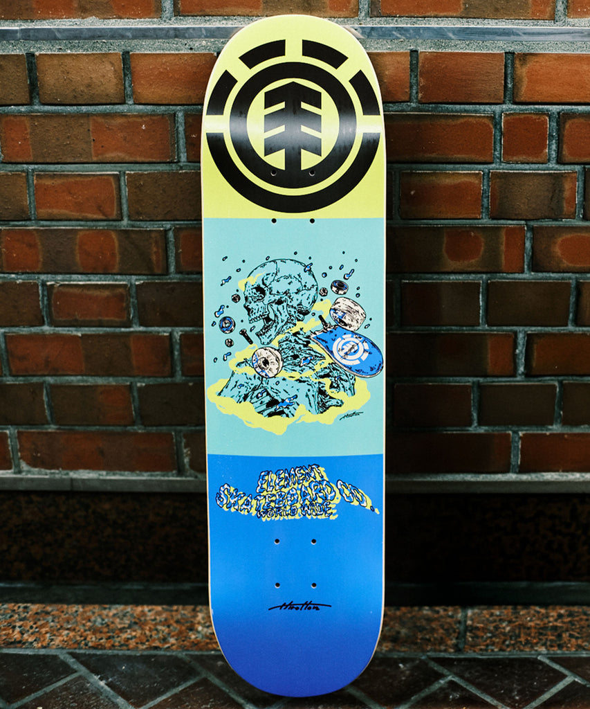 ELEMENT スケートボード 《8 inch》HIROTTON SKULL デッキ 【2026年春