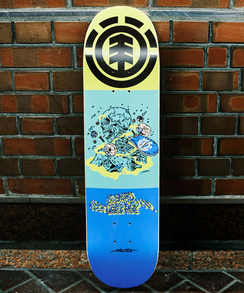 ELEMENT スケートボード 《8 inch》HIROTTON SKULL デッキ 【2026年春