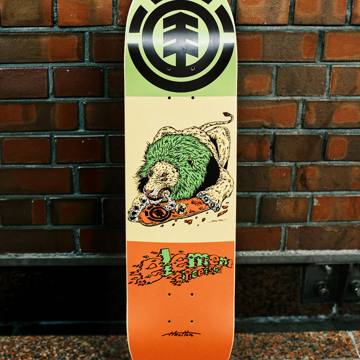 ELEMENT スケートボード 《8 inch》HIROTTON LION デッキ 【2026年春夏