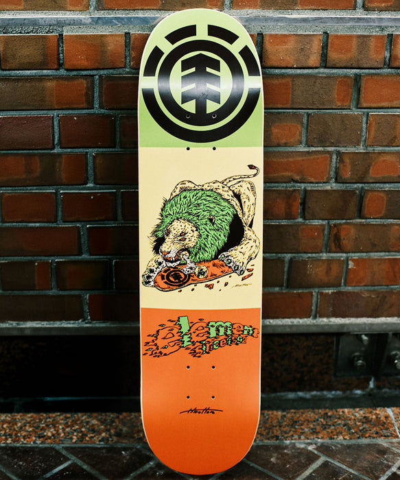 ELEMENT スケートボード 《8 inch》HIROTTON LION デッキ 【2026年春夏