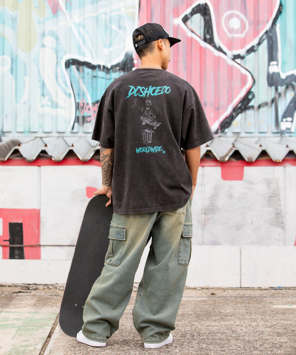 DC SHOES メンズ 26 SKATE SKULL SS Tシャツ 【2026年春夏モデル】