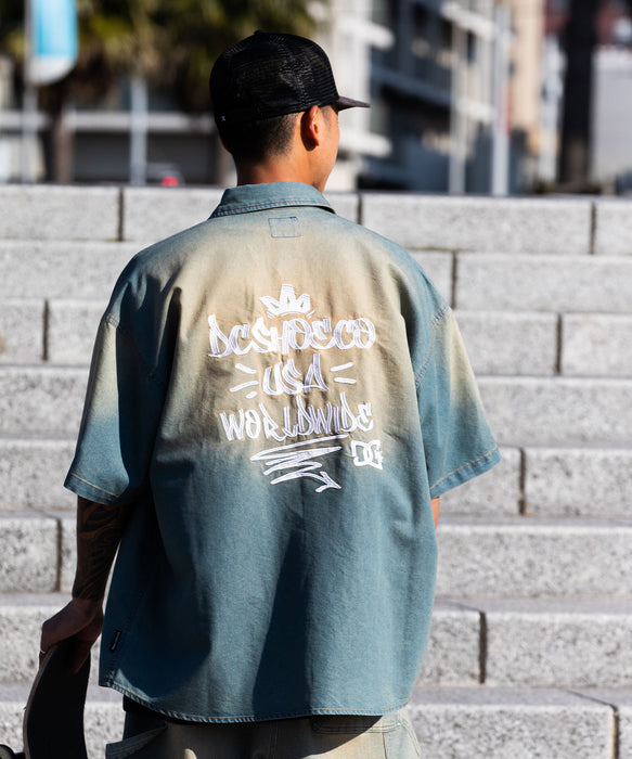 DC Shoes メンズ 26 WORKERS SHIRT SS 半袖シャツ 【2026年夏モデル】