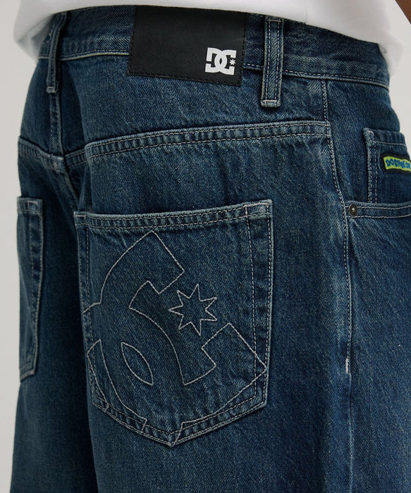 DC SHOES メンズ WORKER BAGGY DENIM DOUBLE THAT ロングパンツ 【2026年秋冬モデル】