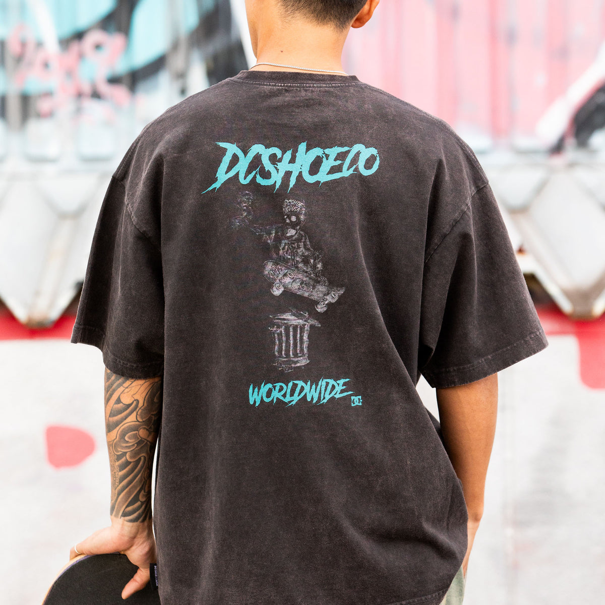DC SHOES メンズ 26 SKATE SKULL SS Tシャツ 【2026年春夏モデル】