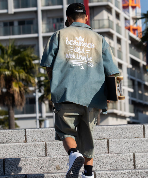 DC Shoes メンズ 26 WORKERS SHIRT SS 半袖シャツ 【2026年夏モデル】