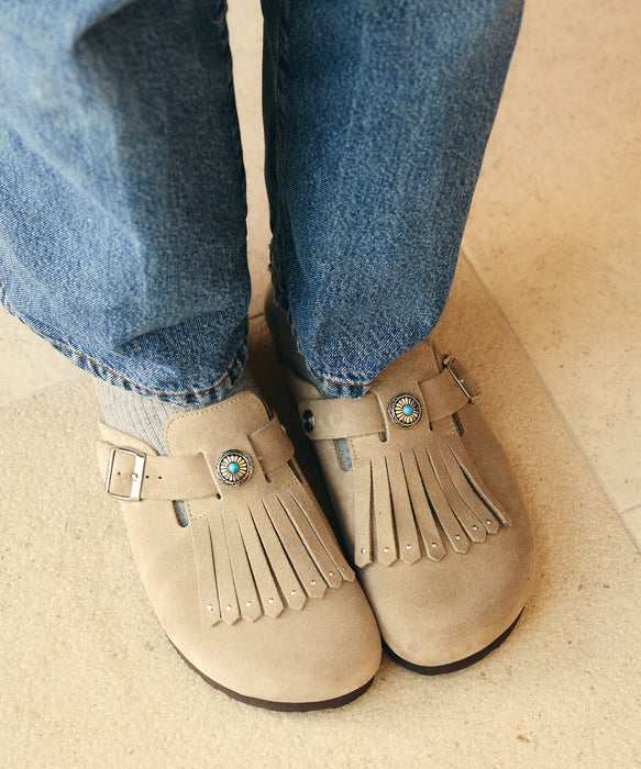 【OUTLET】 GENUINS ウィメンズ FRINGE　サンダル