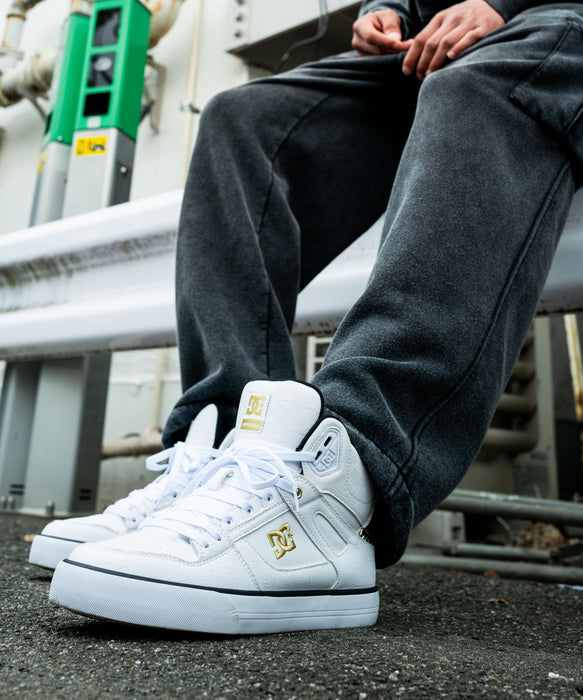 DC SHOES ユニセックス ハイカットスニーカー PURE HIGH-TOP SE SN フットウェア 【2026年秋冬モデル】