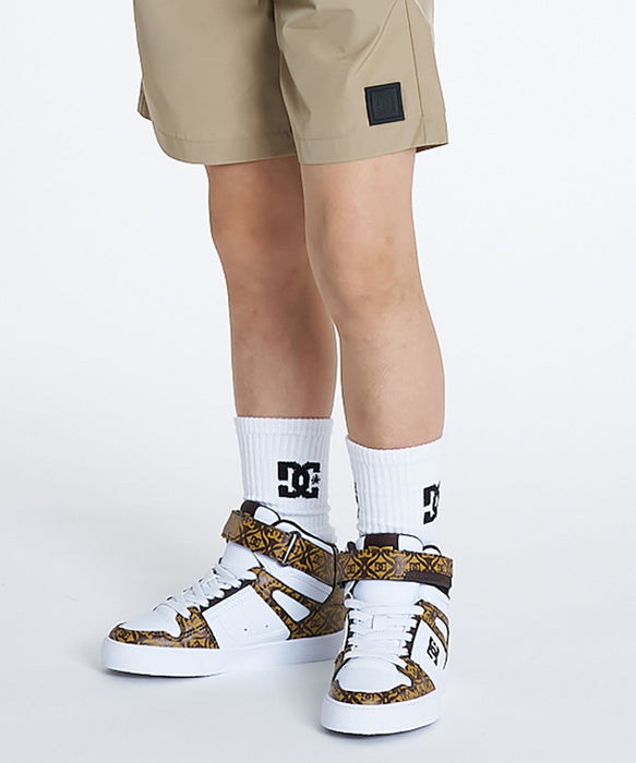 【SALE】DC SHOES キッズ Ks PURE HIGH-TOP SE EV SN シューズ 【2026年春夏モデル】