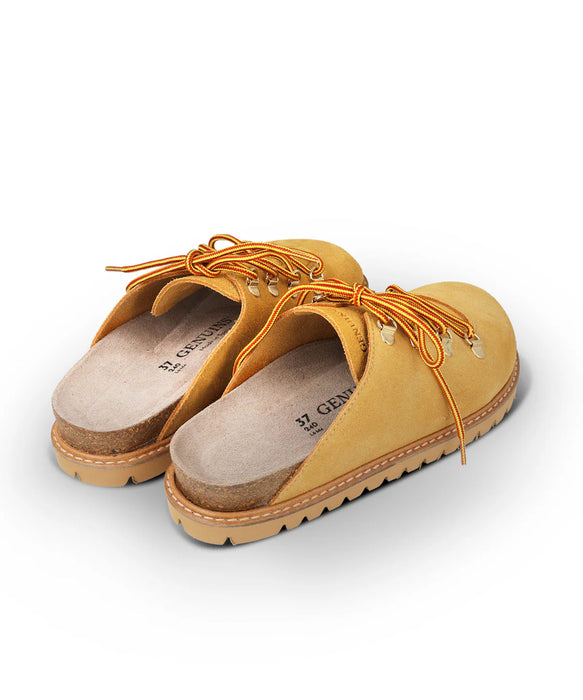 GENUINS ウィメンズ クロッグサンダル TABANCA VELOUR LEATHER 【2026年秋冬モデル】