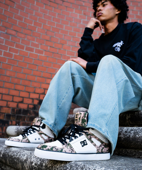 DC SHOES ユニセックス ハイカットスニーカー PURE HIGH-TOP SE SN フットウェア 【2026年秋冬モデル】