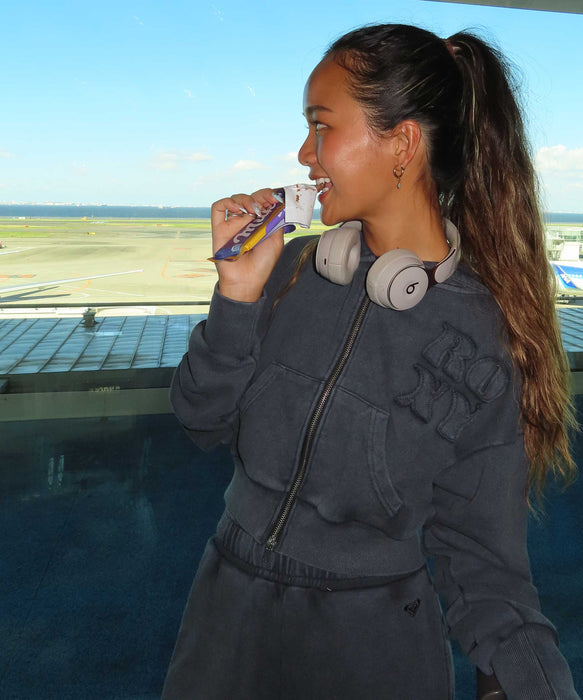 Roxy YOLO ZIP ウィメンズ ジップアップフーディ フード付きパーカ 長袖 <2025FW HEART WAVE>