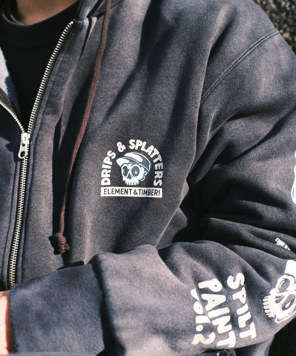 ELEMENT メンズ TIMBER DRIPS ZIP HOOD ジップパーカー 【2026年秋冬モデル】
