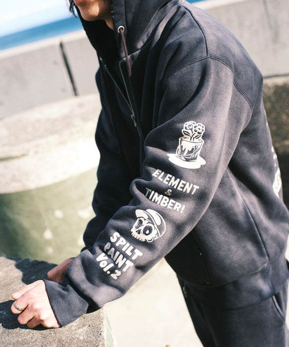 ELEMENT メンズ TIMBER DRIPS ZIP HOOD ジップパーカー 【2026年秋冬モデル】