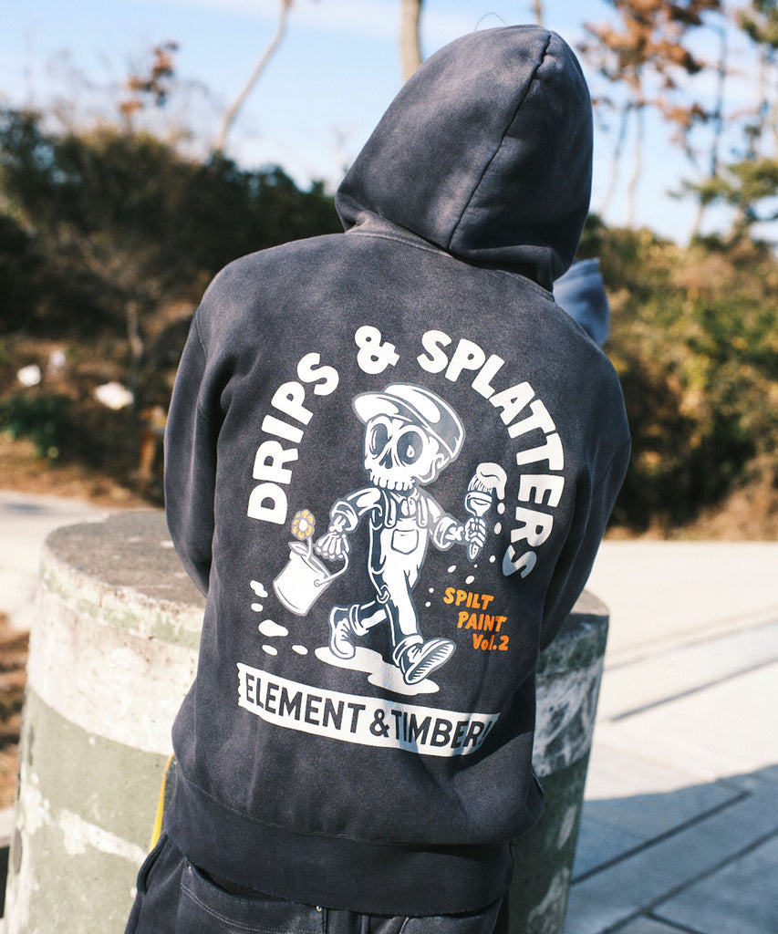 ELEMENT メンズ TIMBER DRIPS ZIP HOOD ジップパーカー 【2026年秋冬