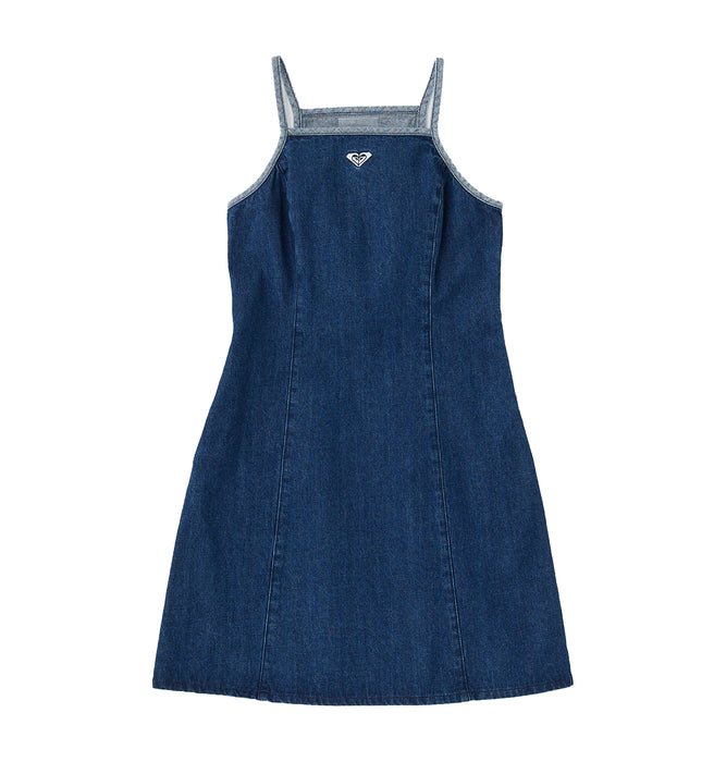 【ROXY x MOUSSY】Roxy DENIM CAMI DRESS デニムワンピース