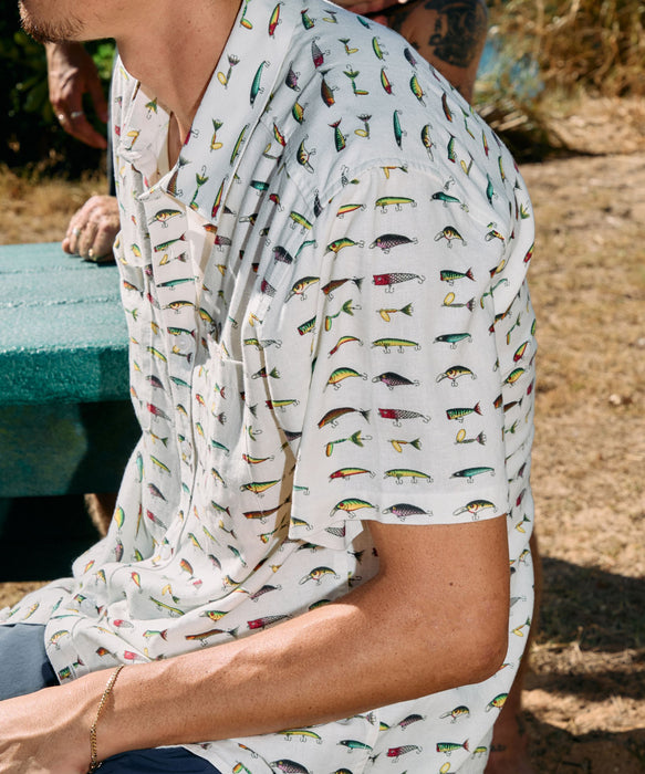 【SALE】RVCA メンズ TACKLE SHOP SS 半袖シャツ 【2026年夏モデル】