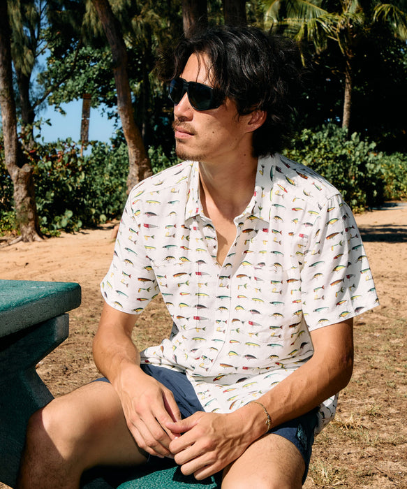 【SALE】RVCA メンズ TACKLE SHOP SS 半袖シャツ 【2026年夏モデル】