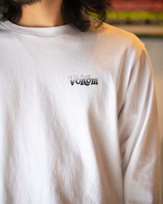 【直営店限定】 VOLCOM メンズ FUSTY WORKS 2025 LS TEE Ⅰ ロンT 【2026年春夏モデル】
