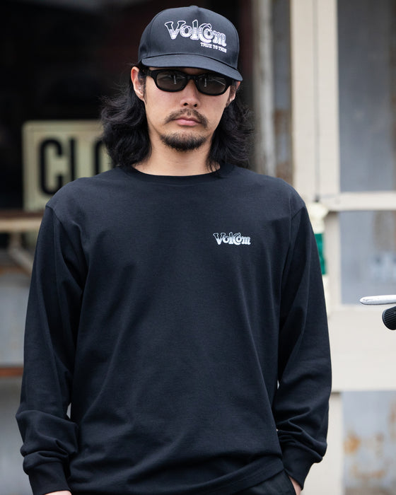 直営店限定】 VOLCOM メンズ FUSTY WORKS 2025 LS TEE Ⅰ ロンT 【2026年春