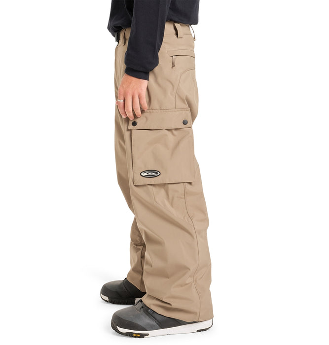 【OUTLET】QUIKSILVER メンズ SNOW DOWN CARGO PT スノーパンツ 20,000mm防水 20K リラックスフィット