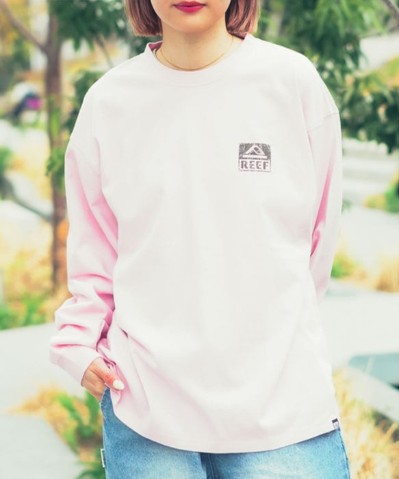 【SALE】REEF BOX LOGO LS T バックプリント ロンT 【2026年春夏モデル】