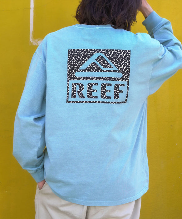 【SALE】REEF 80S BOX LOGO LS T バックプリント ロンT 【2026年春夏モデル】