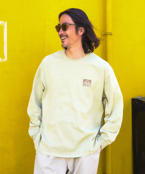 【SALE】REEF 80S BOX LOGO LS T バックプリント ロンT 【2026年春夏モデル】