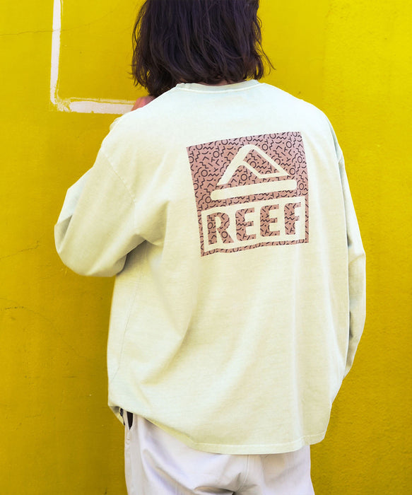 【SALE】REEF 80S BOX LOGO LS T バックプリント ロンT 【2026年春夏モデル】