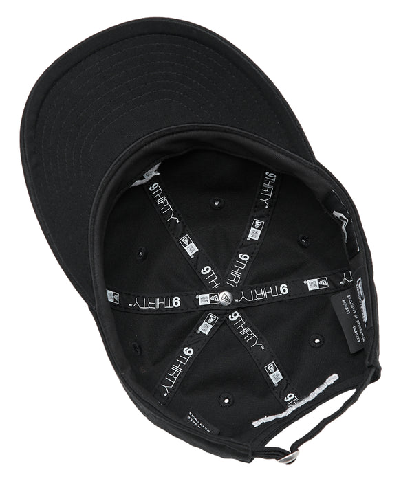 【 QUIKSILVER | NEW ERA 】QUIKSILVER メンズ 930CS ニューエラ  キャップ ブラック 黒 【2025年秋冬モデル】