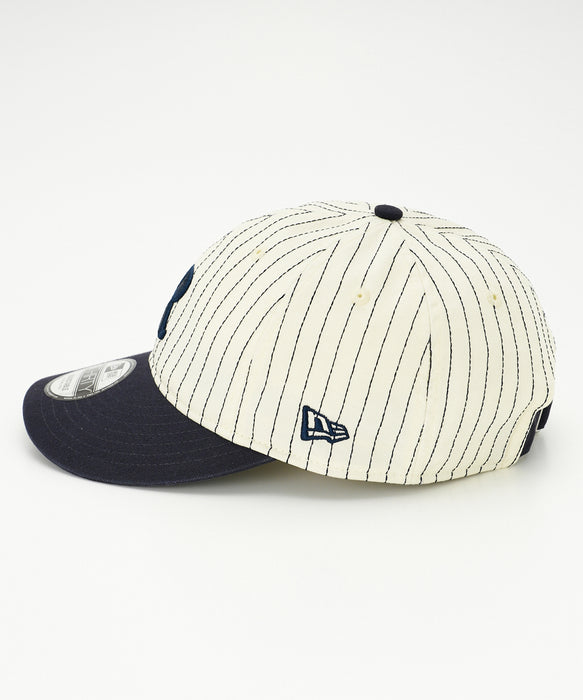 【NEW ERA】ROXY コラボキャップ 930CS ROXY PIN STRIPE 2TONE CRM NVY 【2026年夏モデル】