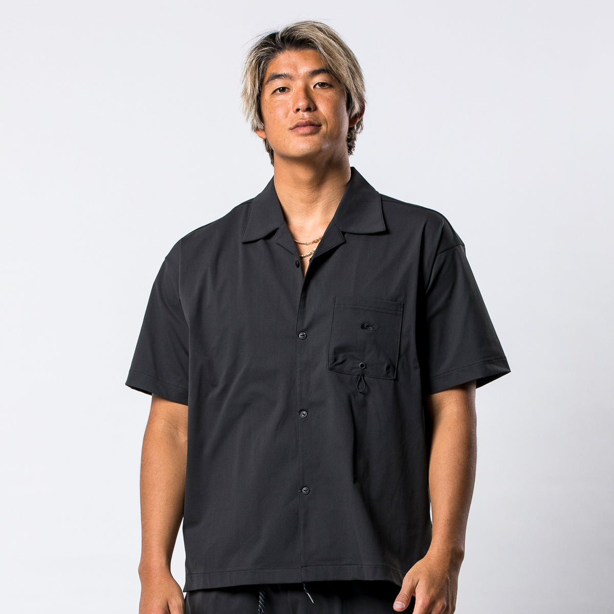 OUTLET FAMILY SALE】QUIKSILVER メンズ MW OPEN SHIRT 半袖シャツ